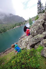 randonnée en montagne - lac lauvitel