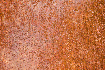 Background of red rust.