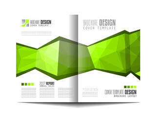 Brochure template, Flyer Design or Depliant Cover for business