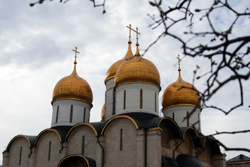 Fototapeta na wymiar Moscow Kremlin. Color photo.