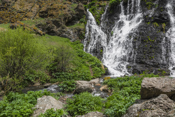 Naklejka na ściany i meble Shaki Waterfall, Armenia