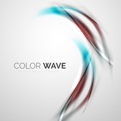 Elegant light smooth wave