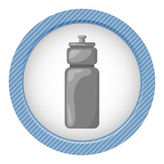 Sports bottle colorful icon