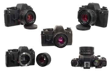 schöne alte fotokamera, analoger fotoapparat