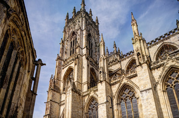 Fototapeta na wymiar York Minster Cathedral.