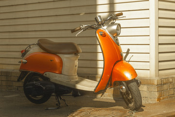 Vintage retro scooter