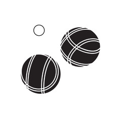 Bocce Balls Icon - Vector - 110519625