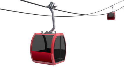 Illustration of Cableway © PASTA DESIGN