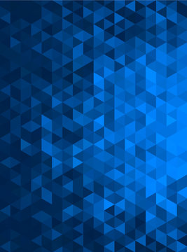 Blue Abstract Geometric Triangle Vertical Background - Vector Illustration


Abstract Polygon Vector Pattern - Portrait Orientation