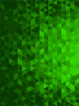 Green Abstract Geometric Triangle Vertical Background - Vector Illustration


Abstract Polygon Vector Pattern - Portrait Orientation