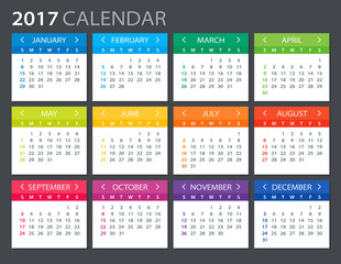 design calendar websites template Calendar of illustrationVector color calendar : 2017 2017 design calendar websites template Calendar of illustrationVector color calendar : 2017 2017