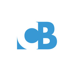 CB Logo | Vector Graphic Branding Letter Element | jpg, eps, path, web, app, art, ai | White Background