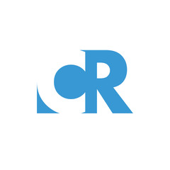 CR Logo | Vector Graphic Branding Letter Element | jpg, eps, path, web, app, art, ai | White Background