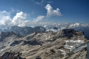 Ausblick von der Zugspitze