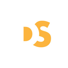 DS Logo | Vector Graphic Branding Letter Element | jpg, eps, path, web, app, art, ai | White Background
