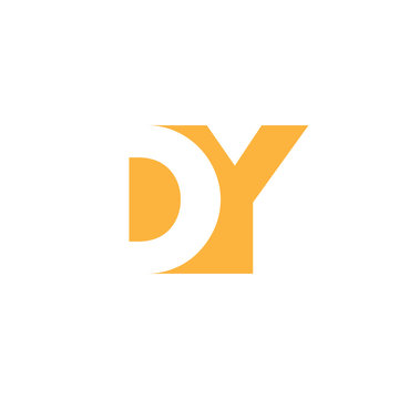 DY Logo | Vector Graphic Branding Letter Element | jpg, eps, path, web, app, art, ai | White Background