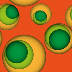 Bright color circle hole seamless leaky background