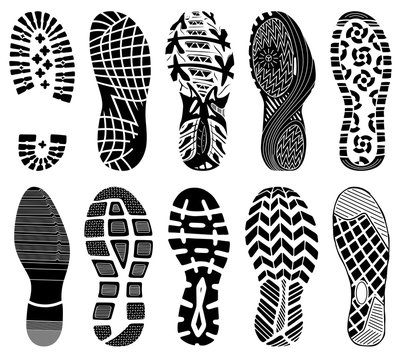 Shoe tracks - Illustration


Collection of highly detailed footprints:
shoes, sneakers, boots, slippers
