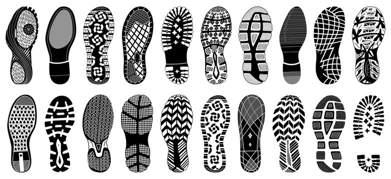 Shoe tracks - Illustration


Collection of highly detailed footprints:
shoes, sneakers, boots, slippers
