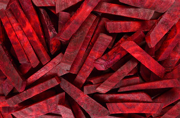 Texture juicy cut beets