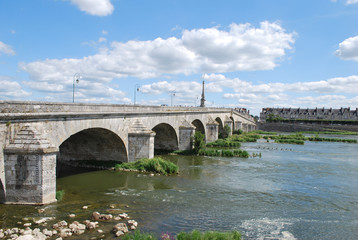 Fototapeta premium View of french nature and city landscape