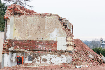 Abbruch von einem Gebäude