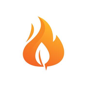 Fire Flame Illustration Symbol Design