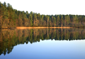 White Lake near Ostashkov. Tver region. Russia