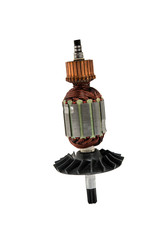 Electric motor rotor isolated