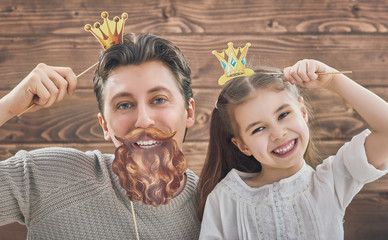 Father and his daughter