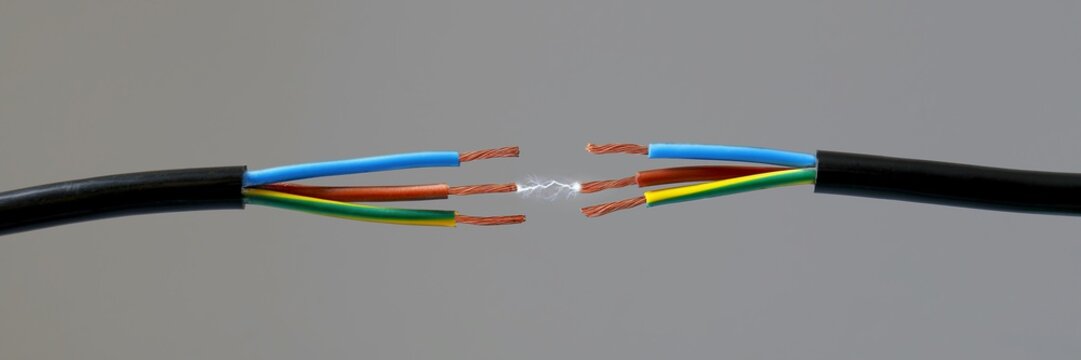 Kabel mit Funkenschlag, Panorama