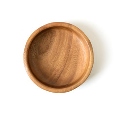 Cutout wooden bowl