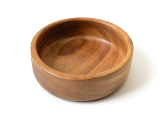 Cutout wooden bowl