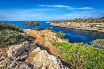 Fototapeta na wymiar Famous cove of Cala Pi, Mallorca