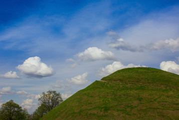 Krakus Mound. The City Of Krakow. Poland. - obrazy, fototapety, plakaty