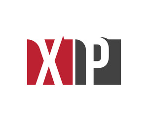 XP red square letter logo for  production, publisher, property, partner, park, photography