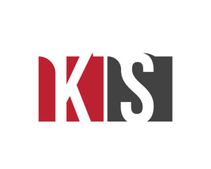 KS red square letter logo for system, store, service, solution, studio