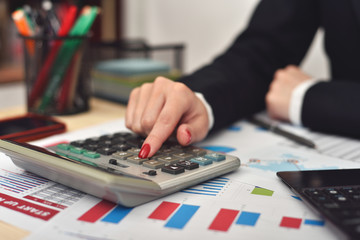 woman considers profit