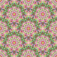 Abstract Seamless Color Geometric Vector Pattern
