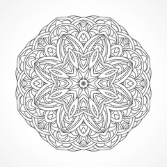 Mandala. Ethnic decorative elements Indian, Islam, arabic motifs