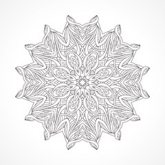 Mandala. Ethnic decorative elements Indian, Islam, arabic motifs