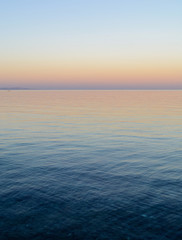 Fototapeta na wymiar Beautiful sunset above the calm Red sea