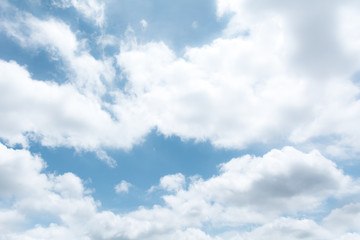 雲と青い空