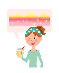 若く健康な血管