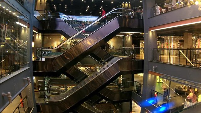 Escalator Time-Lapse