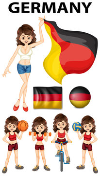 Germany representative and many sports