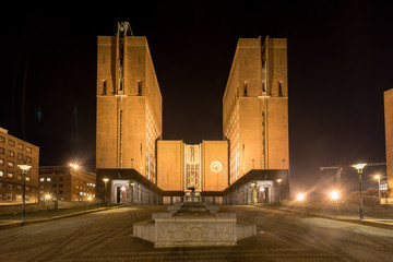 Fototapeta na wymiar Oslo City Hall - Norway