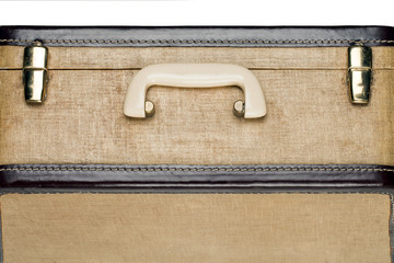 cropped image of a luggage