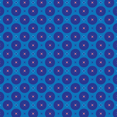 Blue Background Vector Illustration.