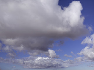 Fototapeta na wymiar clouds in blue sky
